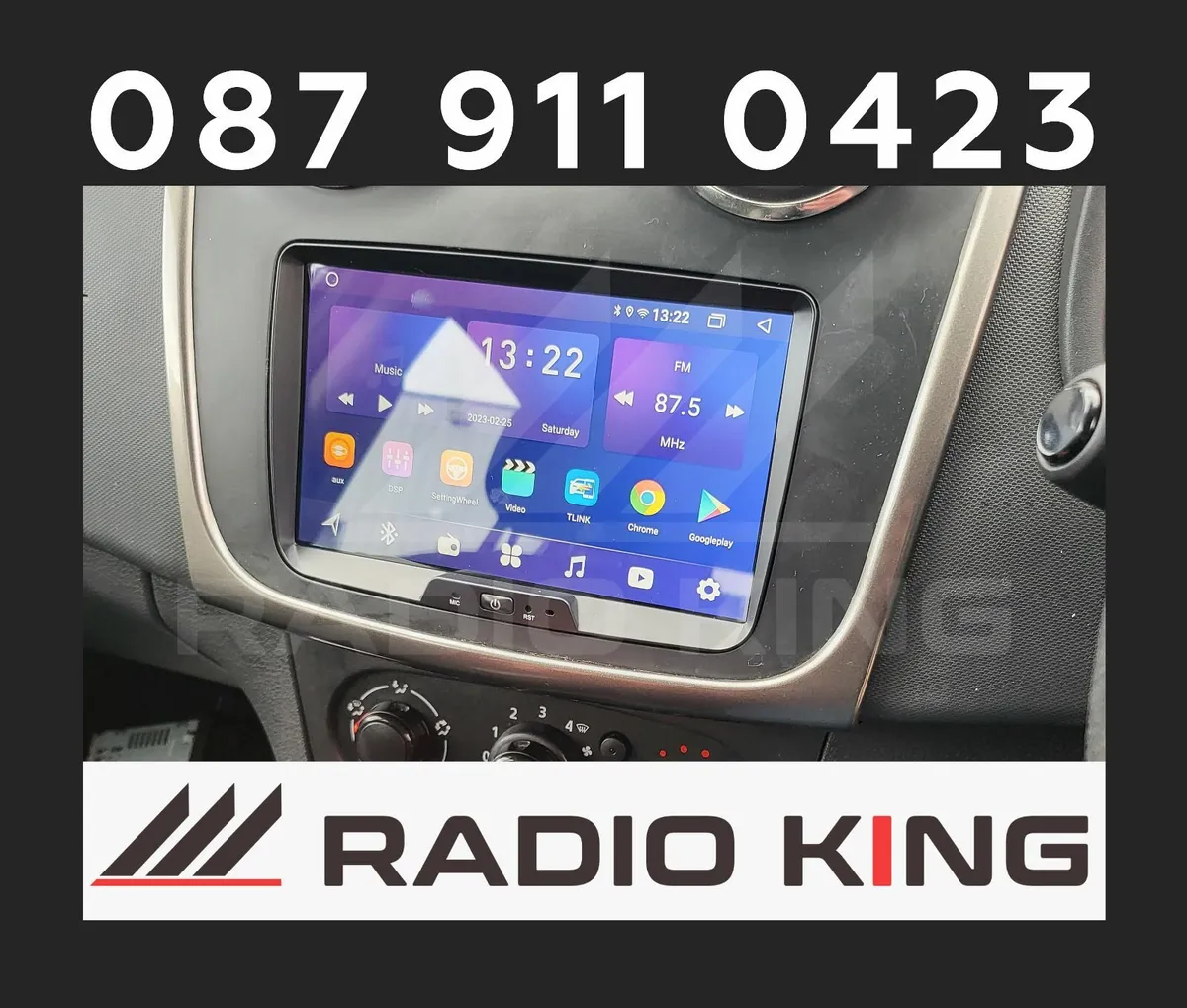 PREMIUM CARPLAY DACIA SANDERO ANDROID AUTO RADIO - Image 2