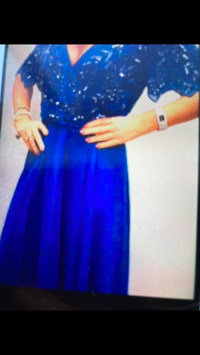 Beautiful Blue occasional dress - Image 1