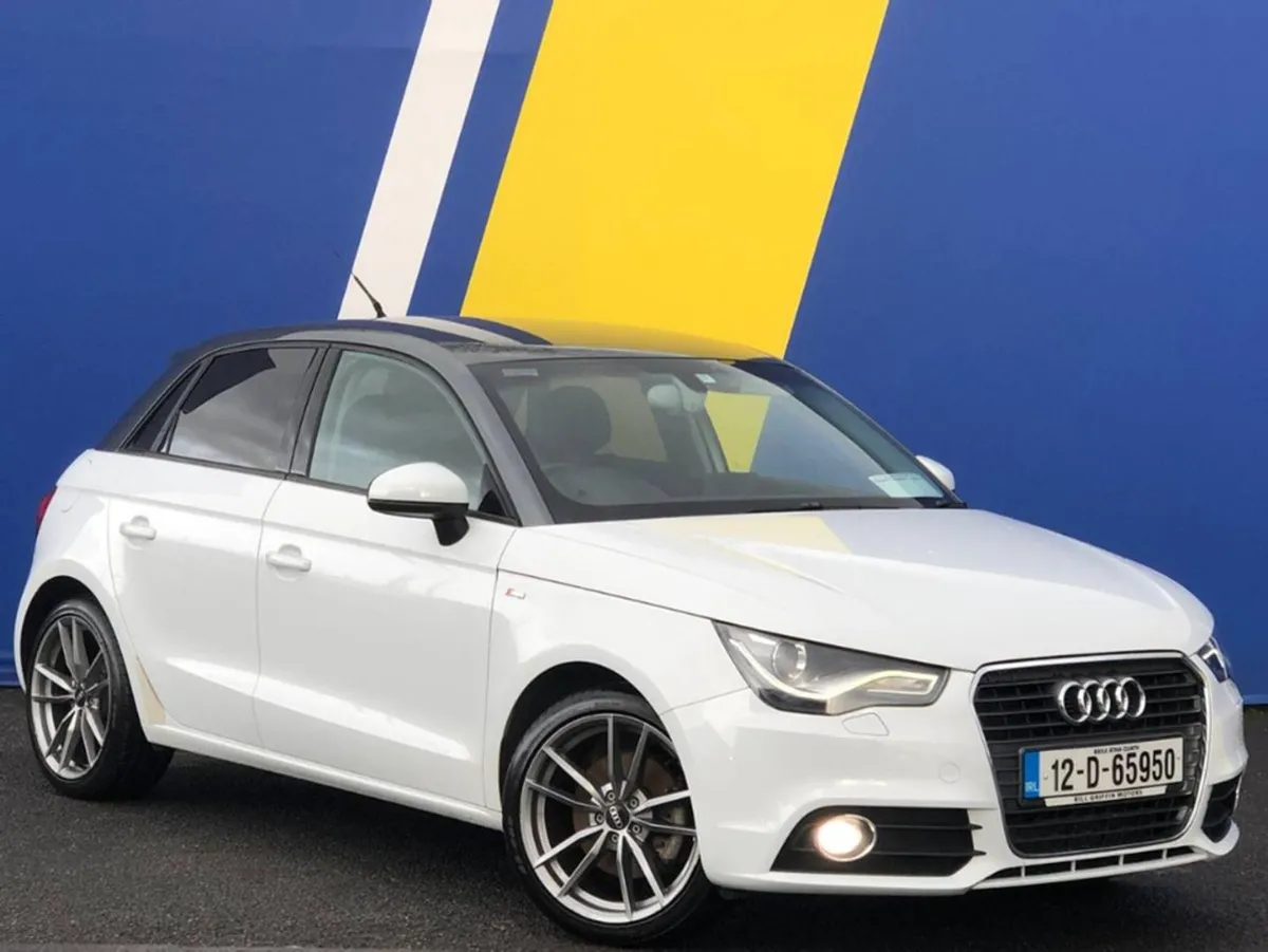 Audi a1 s line deals white with black roof