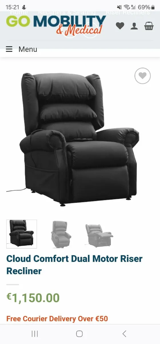 Riser recliner chair - Image 1