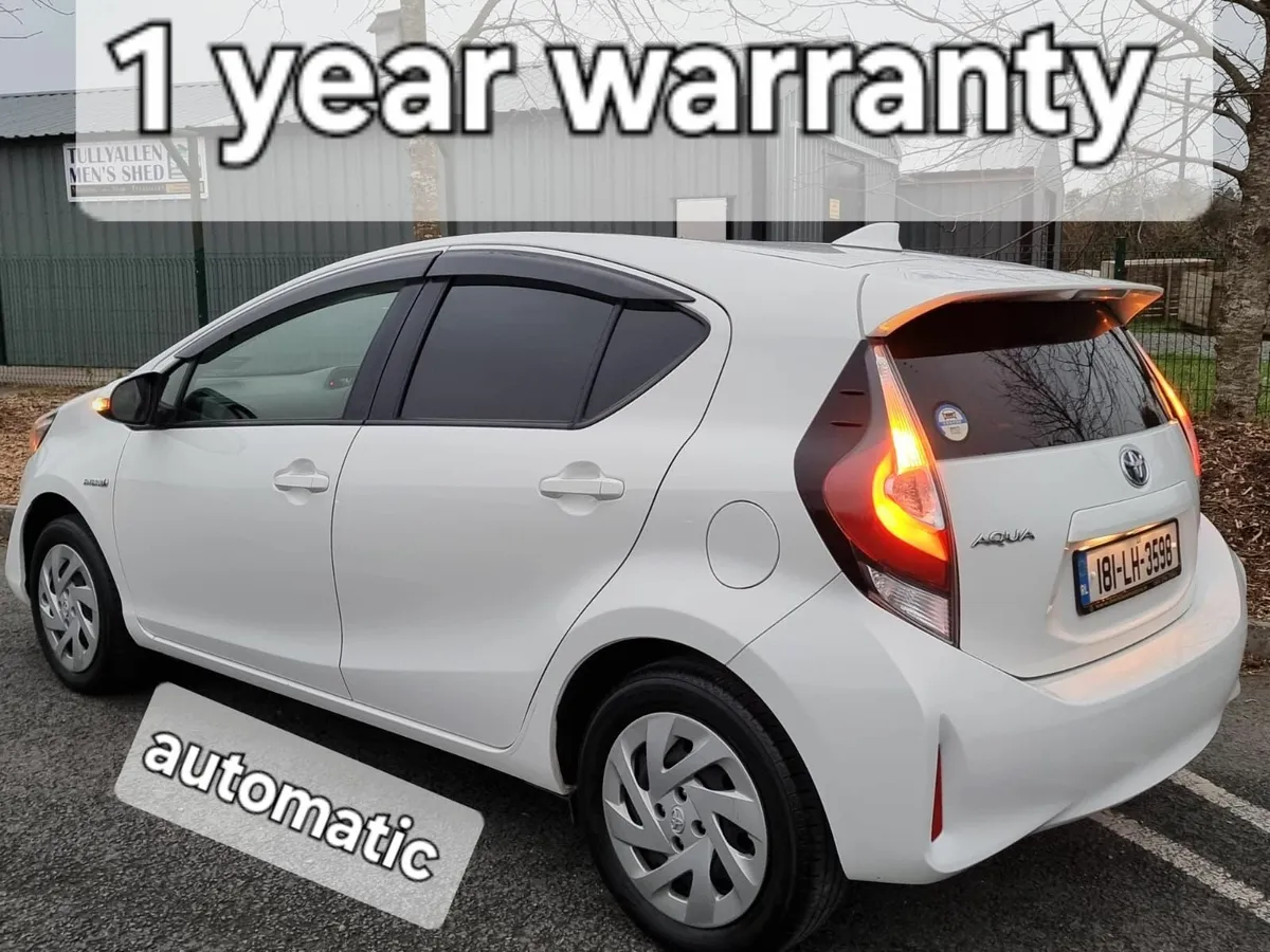2018 TOYOTA AQUA AUTO NCT&1 YEAR WARRANTY €11,990 - Image 1