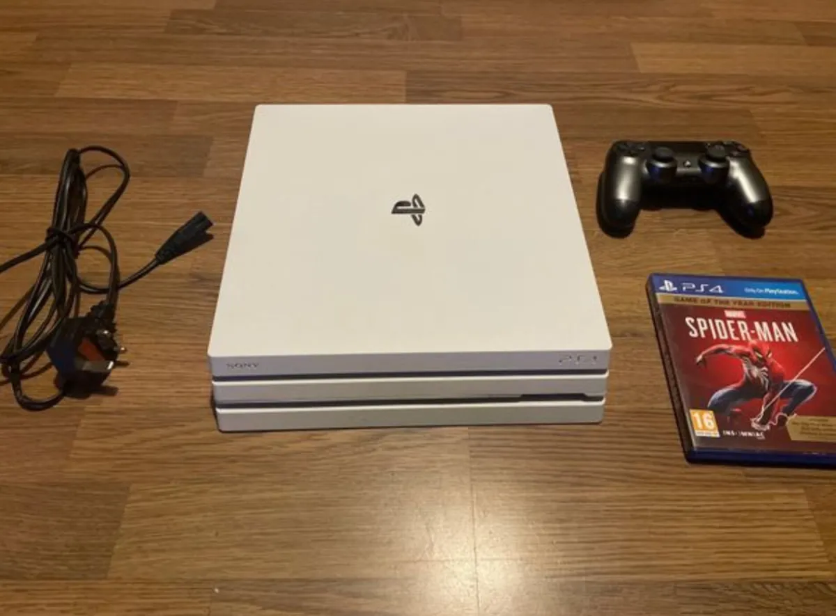 White ps4 deals console for sale