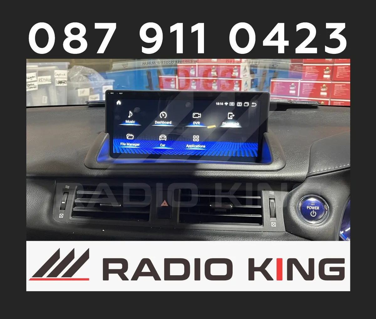 PREMIUM CARPLAY LEXUS CT200H ANDROID AUTO STEREO - Image 2