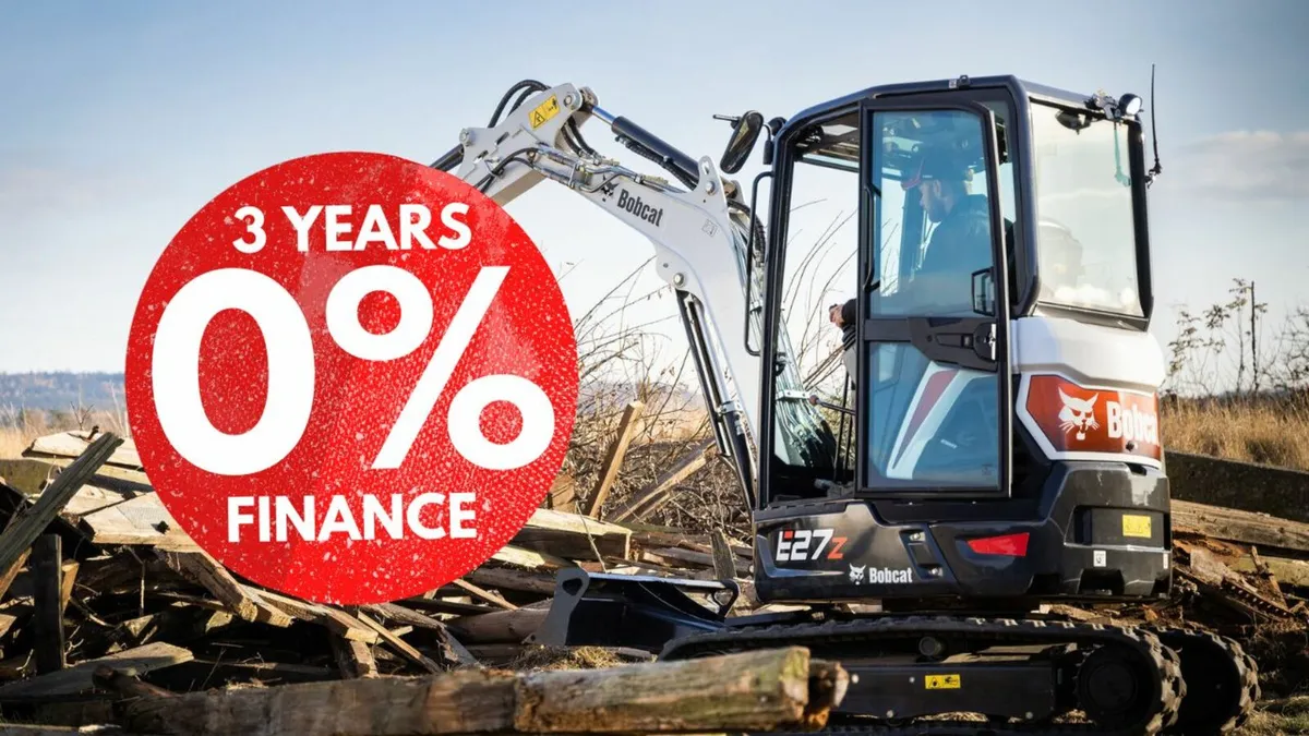 Bobcat E27z Mini Digger | 0% Finance Available - Image 1