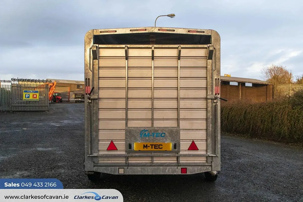 New M-Tec 12FT x 6FT Livestock trailers - Image 3