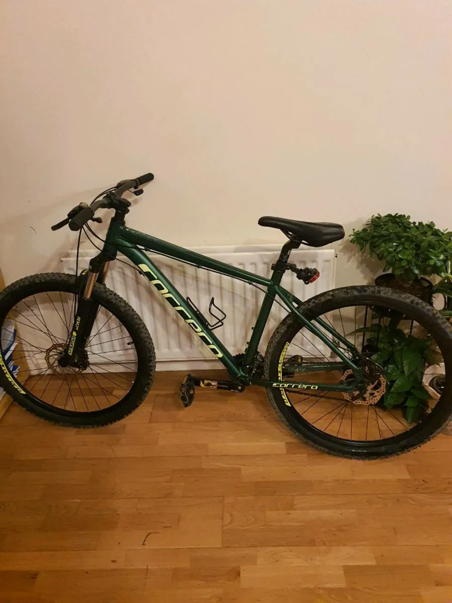 Carrera mountain best sale bike green