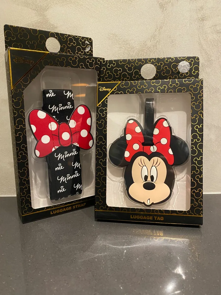 Minnie mouse luggage online tag