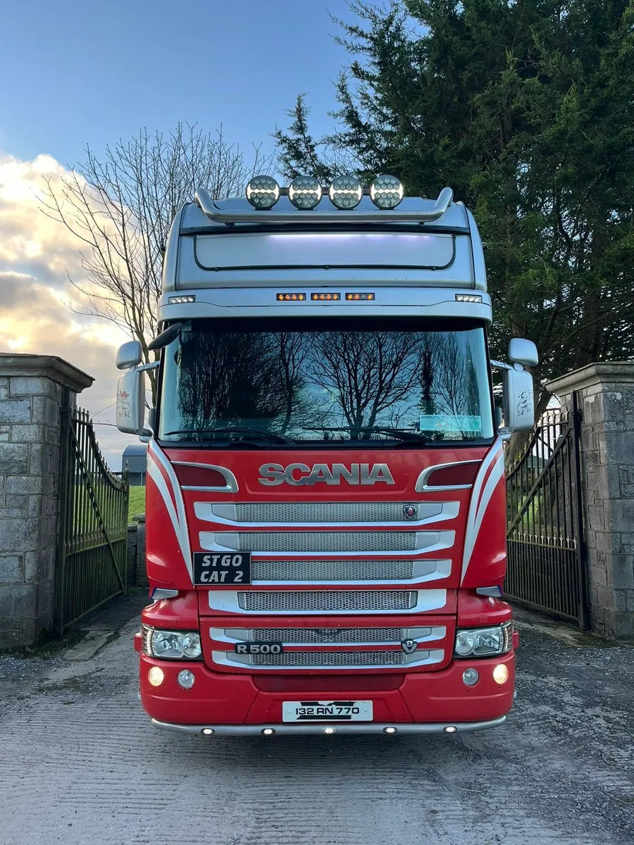 Scania R500 tag p/x for rhd or grab truck