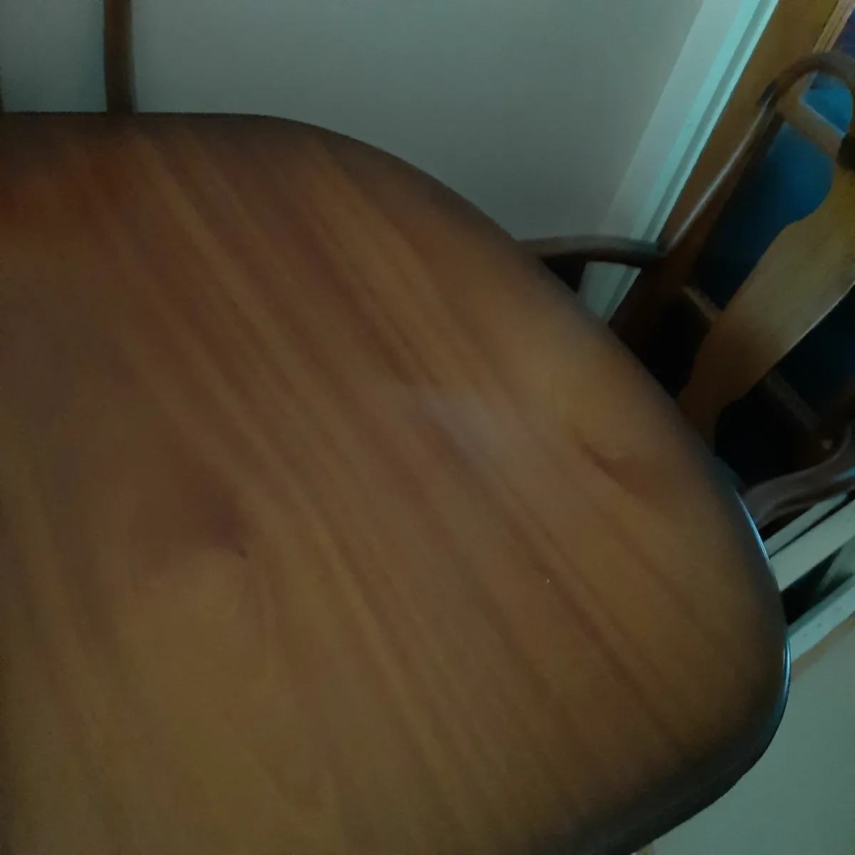 Mahogany Dining Table 4 Chairs and Two Carvers for sale in Co
