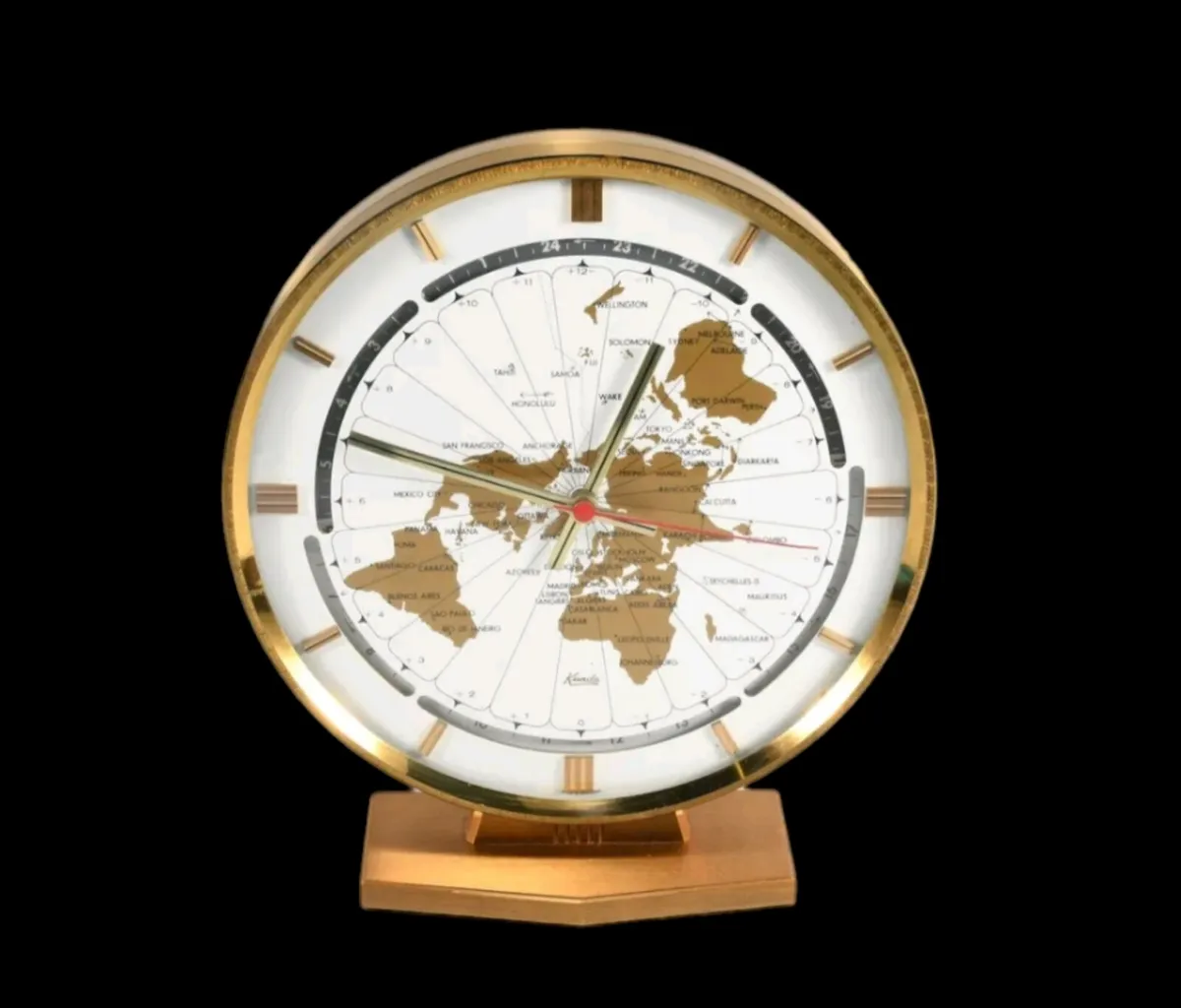 Beautiful Kundo Kienzle World clock - Image 1