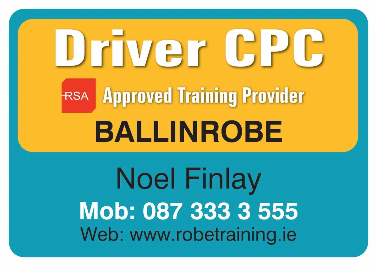 Driver CPC, Mayo/Galway/Sligo/Roscommon'24 - Image 1