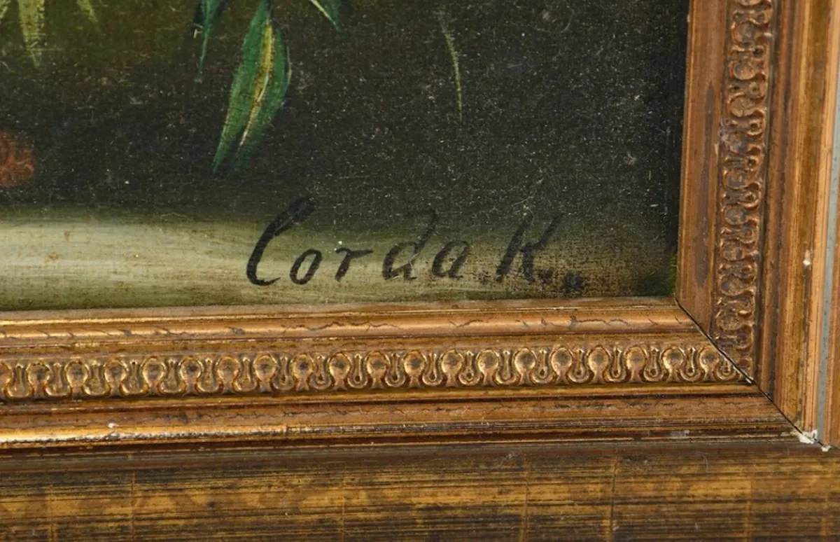 Antique Corda K. Still life - Image 3