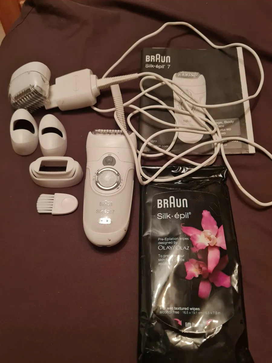 Epilator Braun Silk Epil 7 for sale in Co. Dublin for €30 on DoneDeal