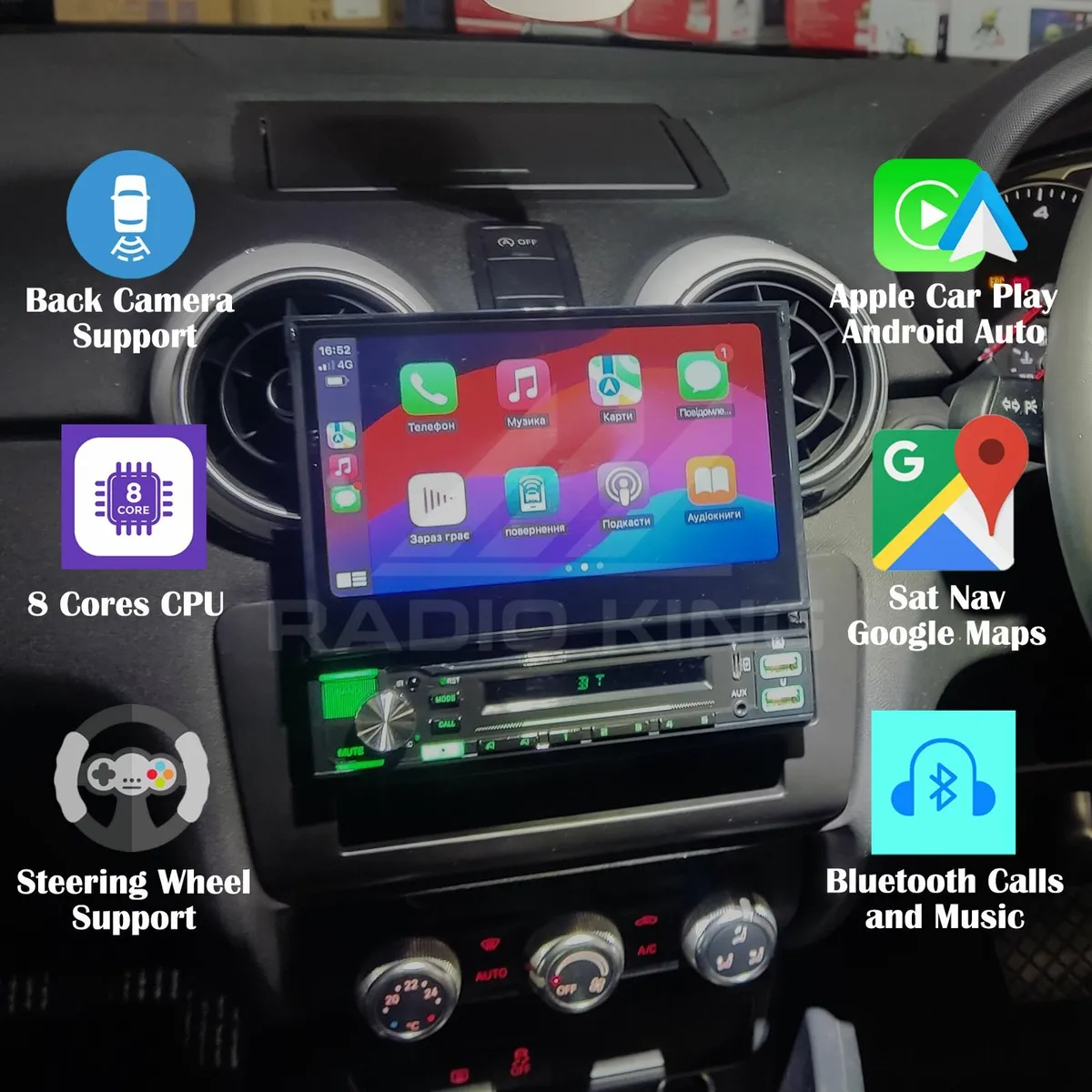 PREMIUM CARPLAY AUDI A1 ANDROID AUTO CarPlaySYSTEM - Image 1