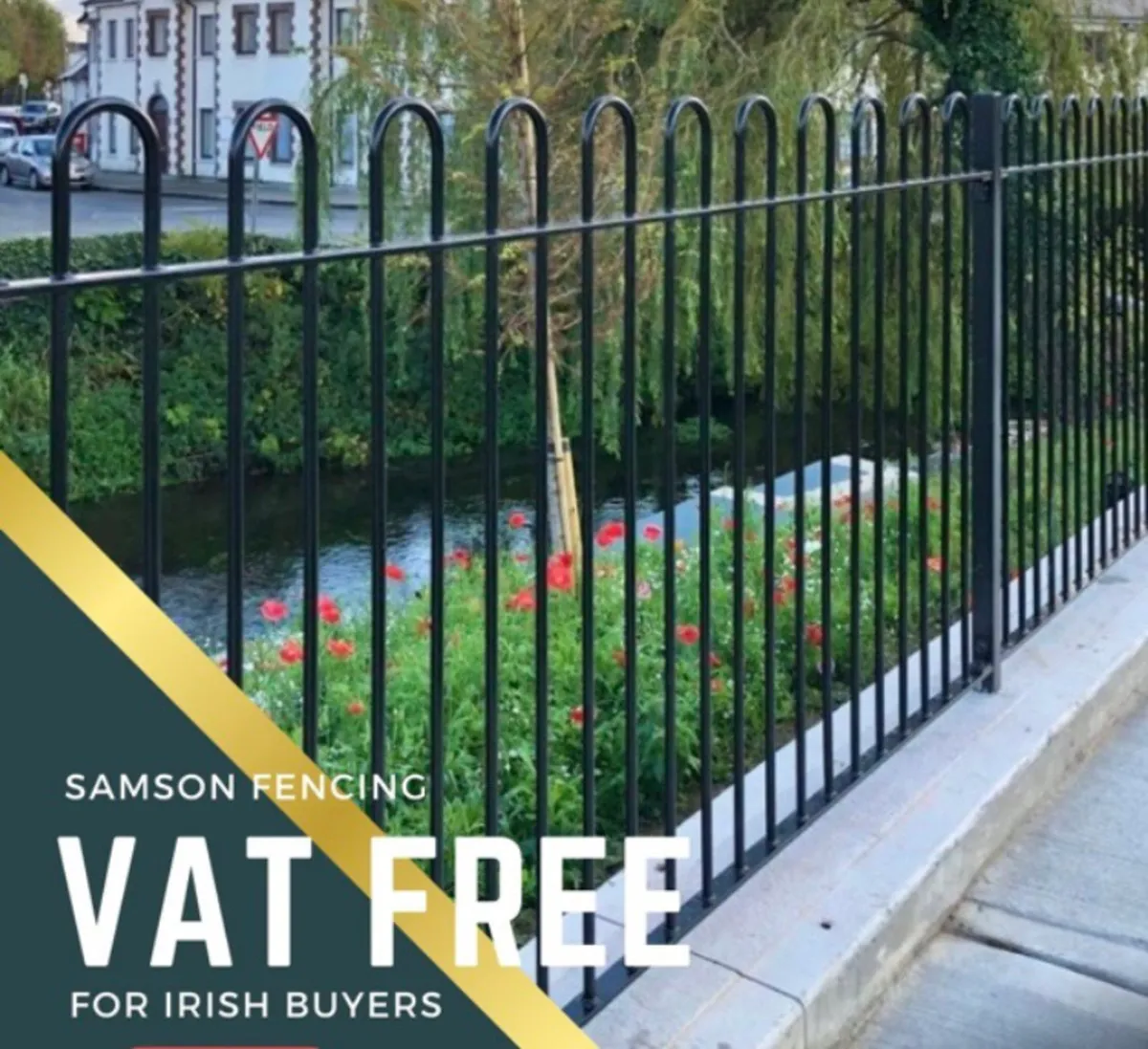 Classy  Bow Top Fence- No Vat for Irish Buyers - Image 1