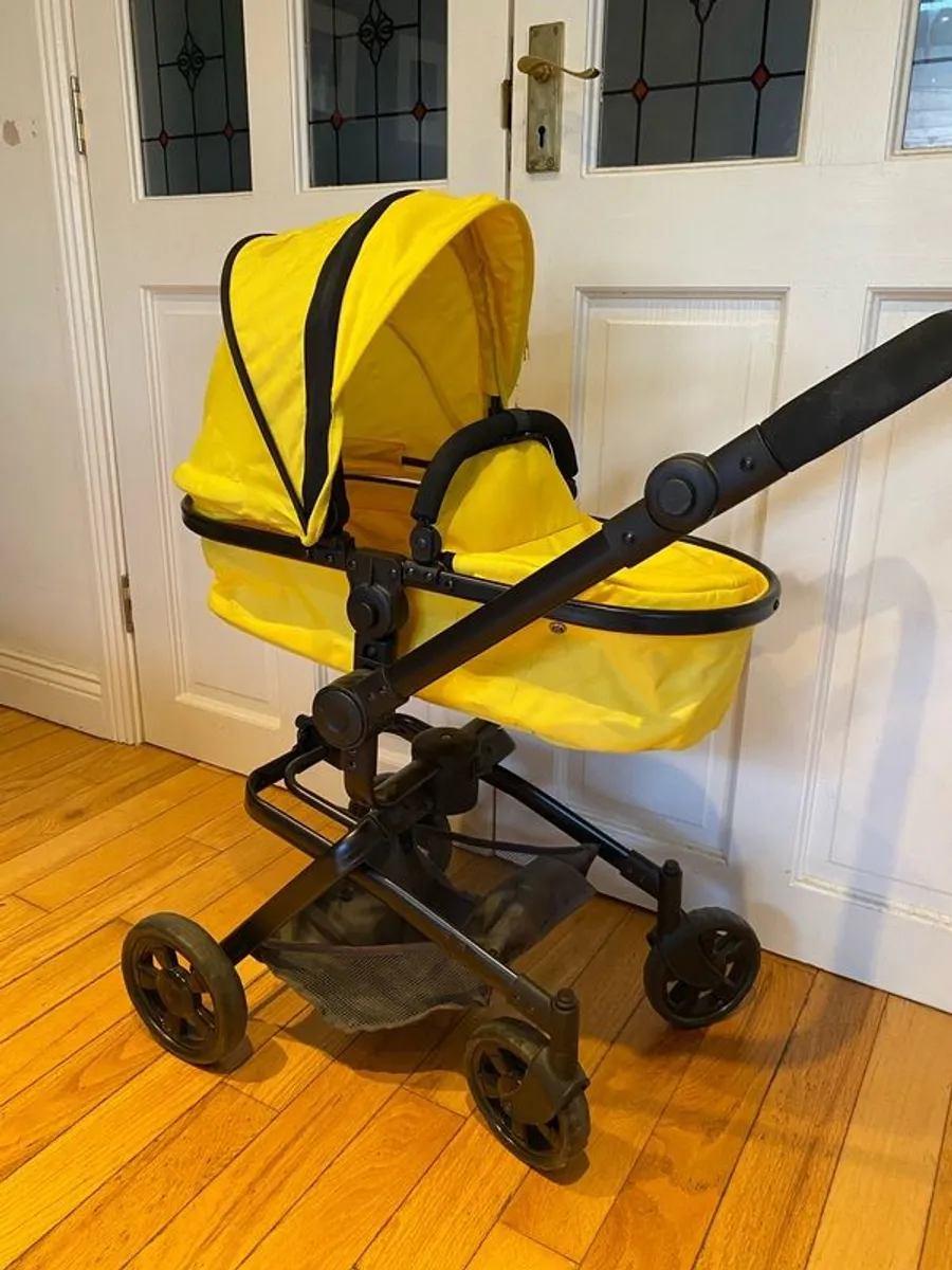 Yellow pram cheap