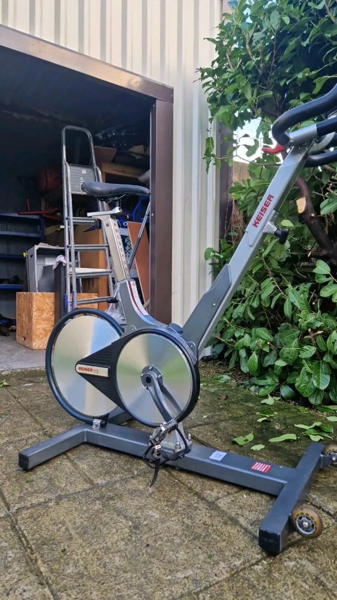 Used keiser spin bike for clearance sale