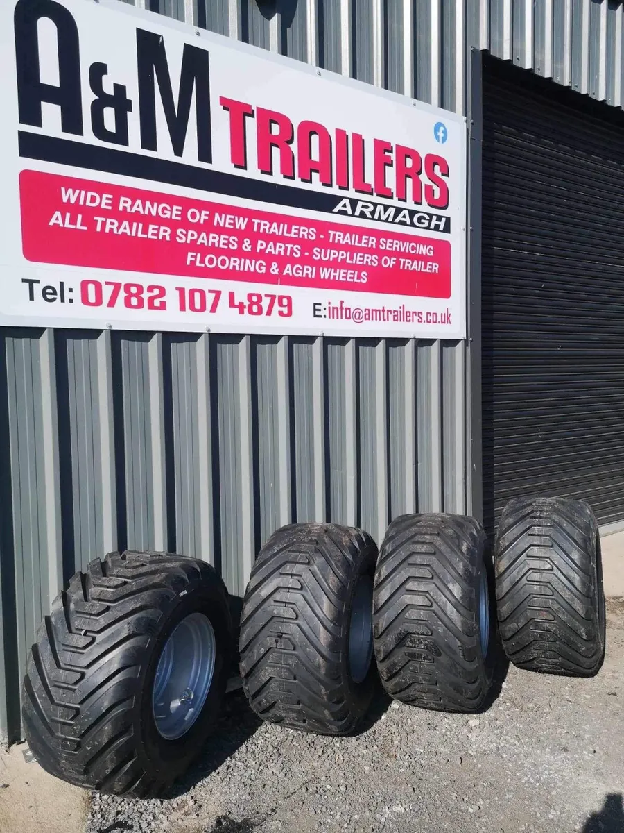 Tractor trailer wheels agri trailer wheels for sale in Co. Armagh for €