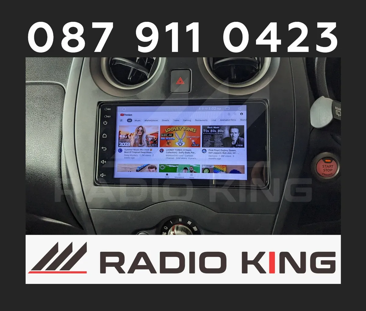 PREMIUM CARPLAY NISSAN NOTE ANDROID AUTO STEREO - Image 2