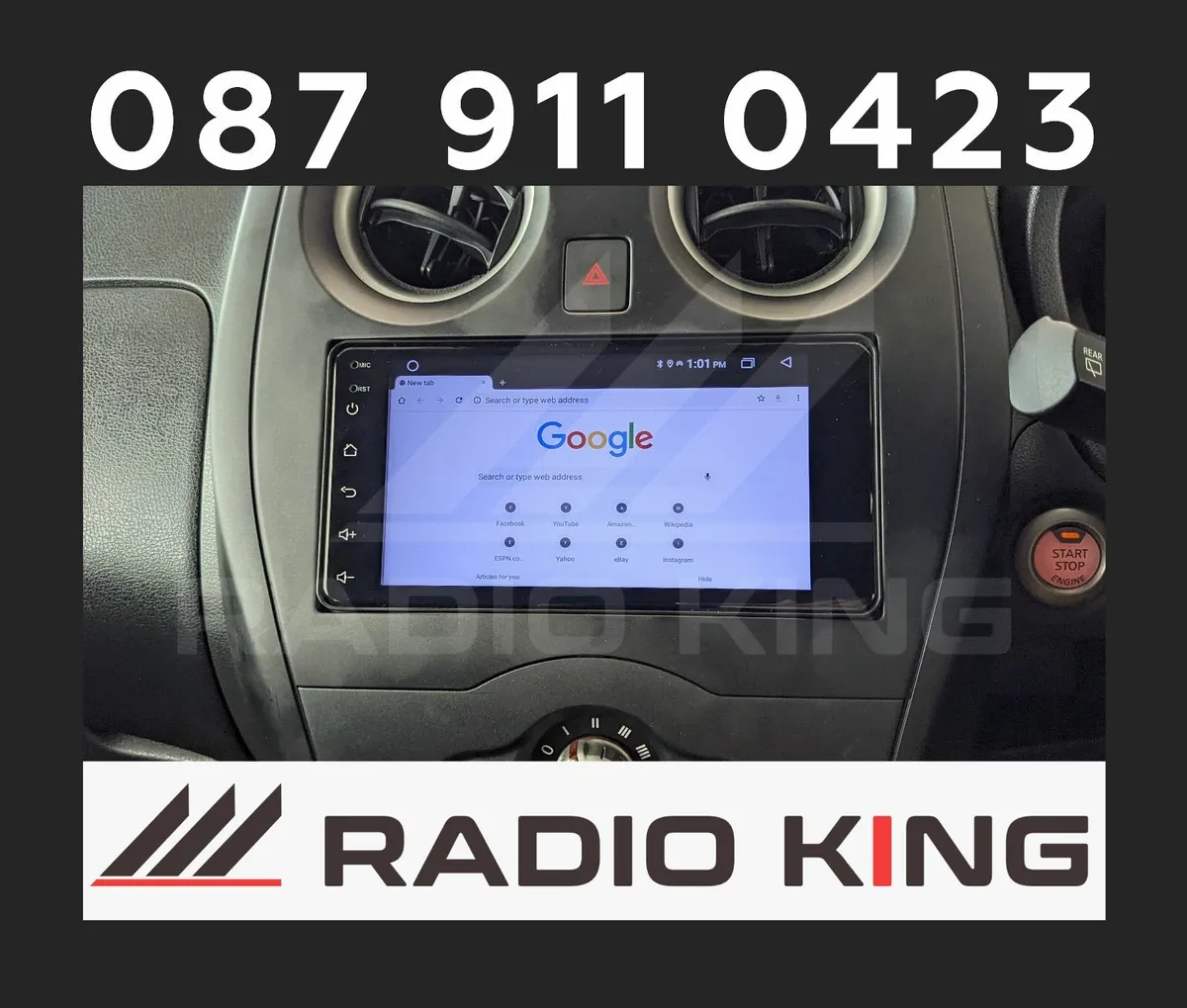 PREMIUM CARPLAY NISSAN NOTE ANDROID AUTO STEREO - Image 4