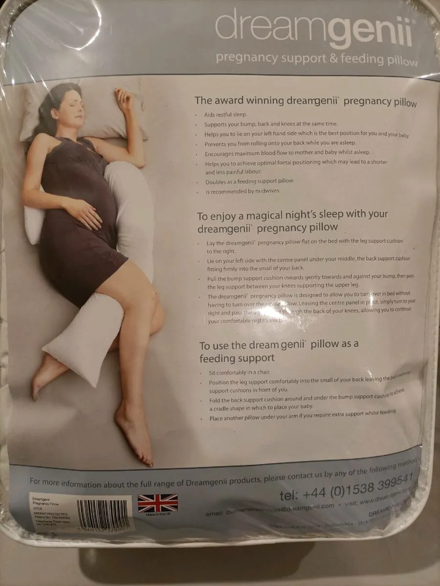 *NEW Dreamgenii pregnancy support/feeding pillow - Image 2
