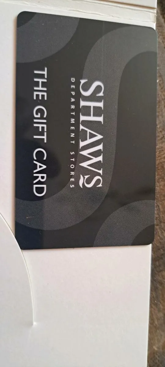 SHAWS GIFT CARD.