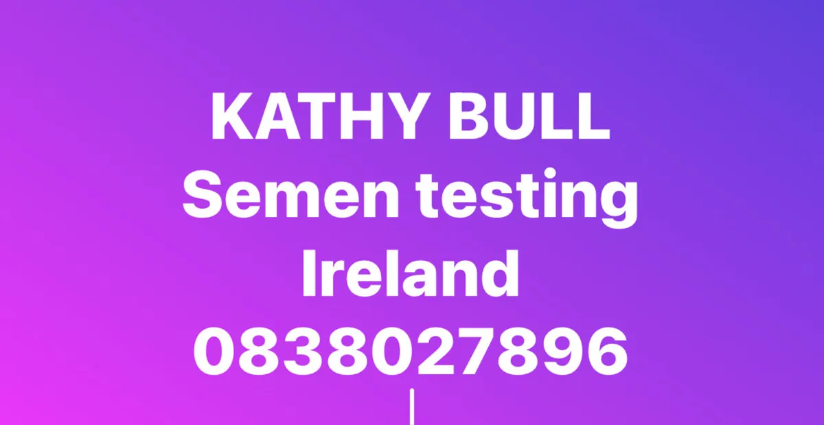 Bull semen analysis 2025 - Image 1