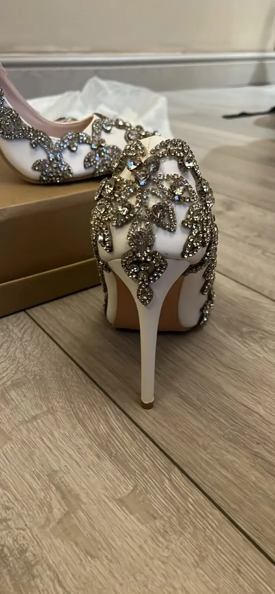 Blingy sales wedding shoes