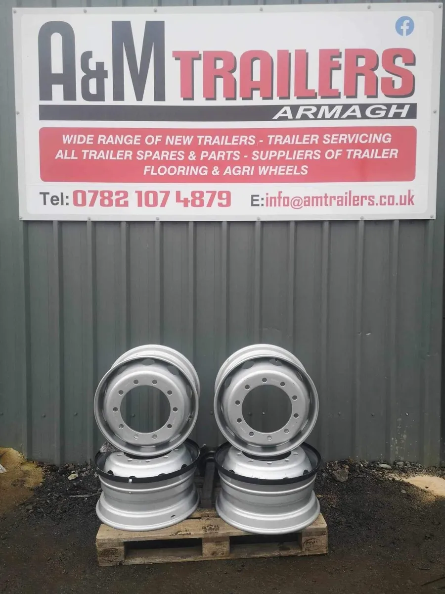 agri trailer wheels tyres low loader  tyres rims - Image 3