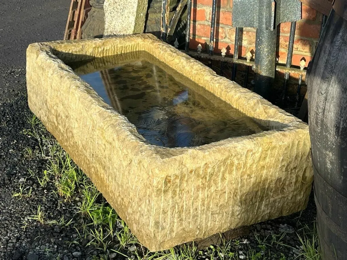 Large Sandstone Water Trough