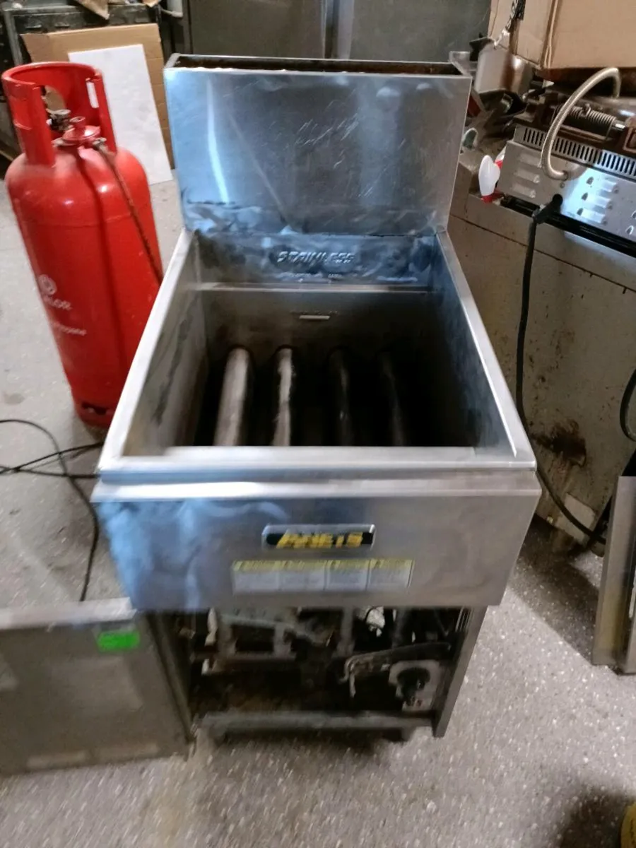 Antes American lpg gas fryer 4 burners - Image 2