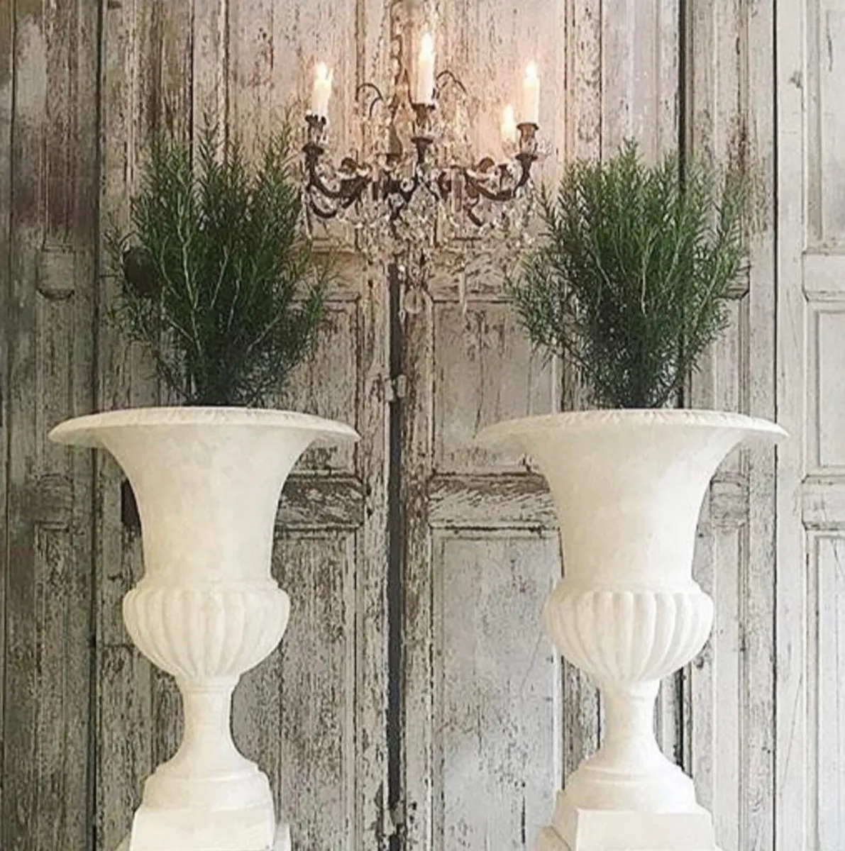 Pair cast iron flower pots for sale in Co. Cork for €600 on DoneDeal