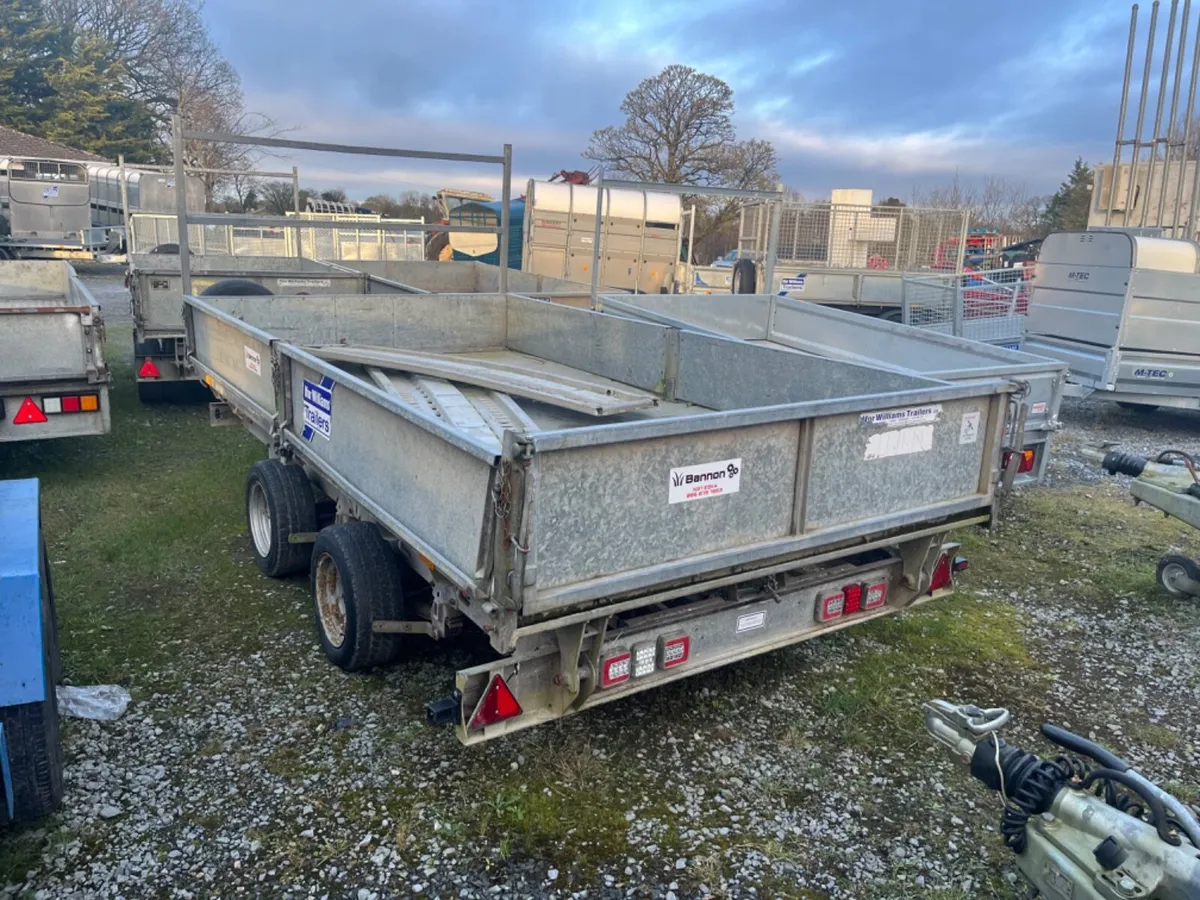 Ifor Williams 12ft tipping trailer