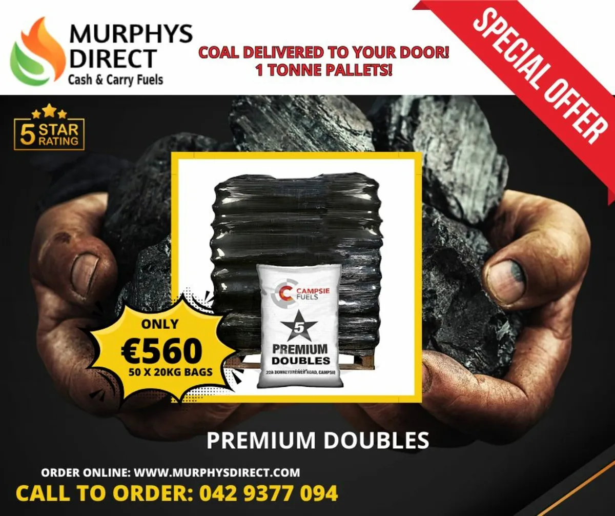 Premium Doubles (1 Tonne) 50 x 20kg Bags for sale in Co. Louth for €560