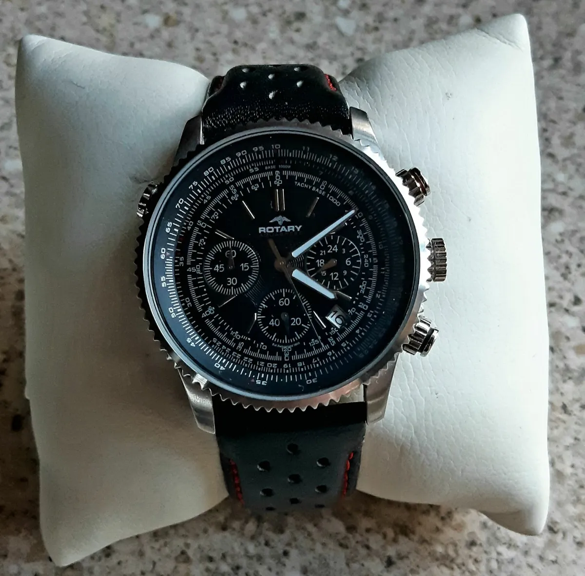 Rotary aquaspeed 2024 chronograph black