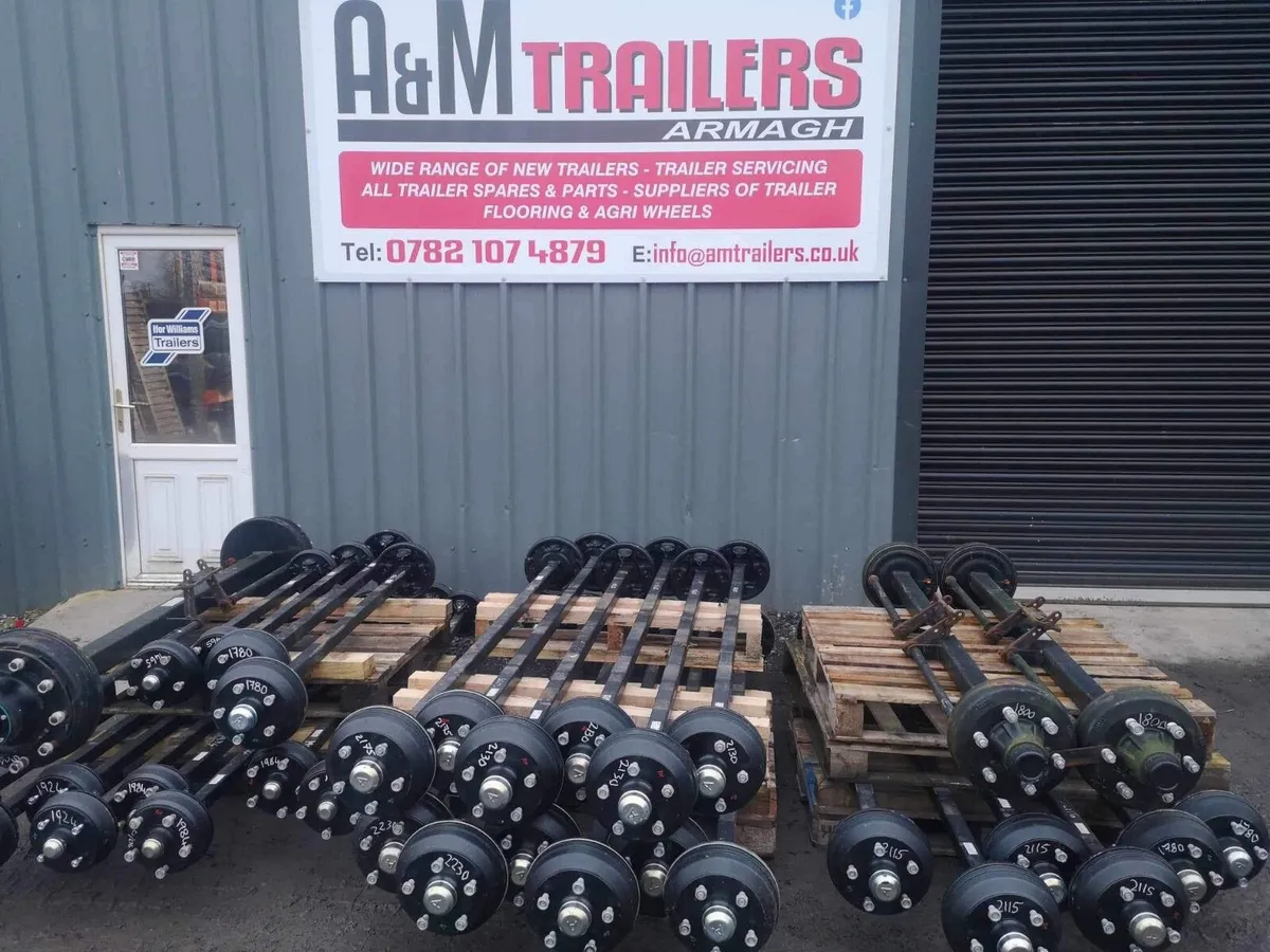 trailer parts ifor williams trailer axles wheels - Image 1