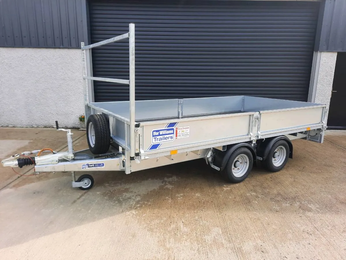 New Ifor williams 12ft x 6ft 6" builders trailer