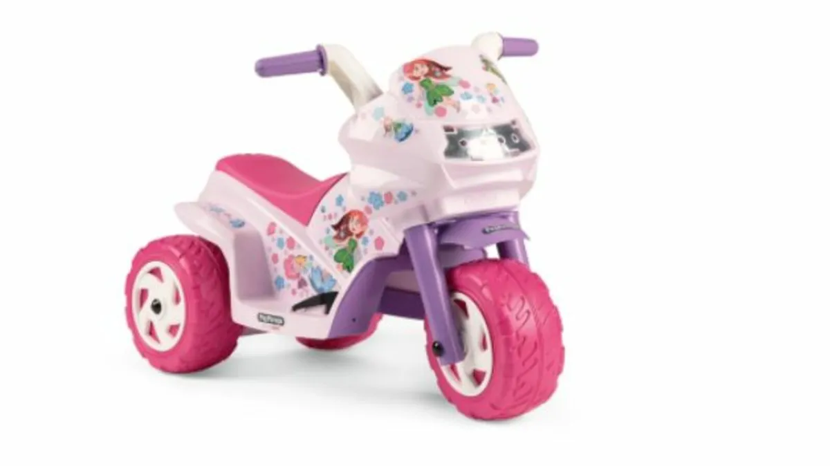 Peg Perego Mini Fairy 6V Electric Ride On Bike - Image 2