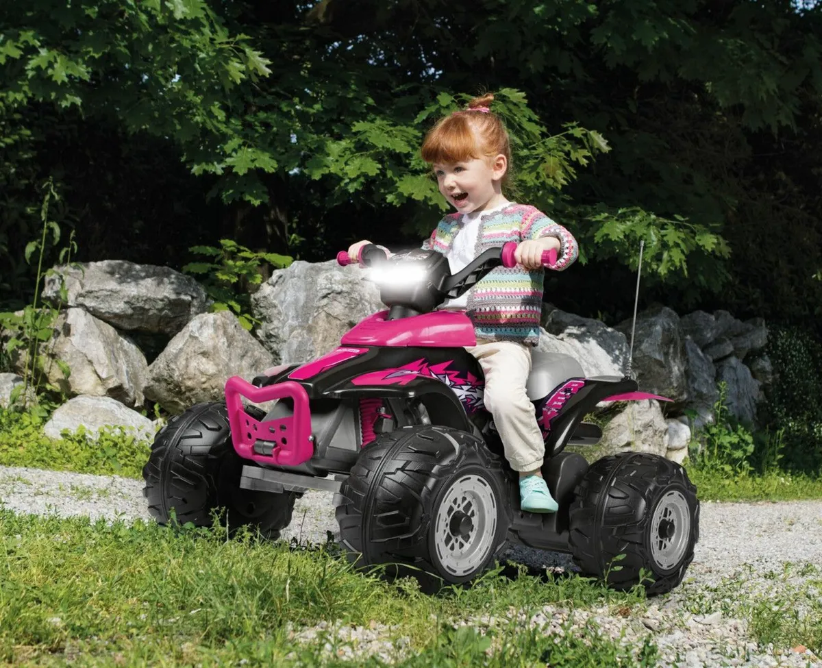 Peg Perego Corral T-Rex 330W Pink 12V Electric - Image 1