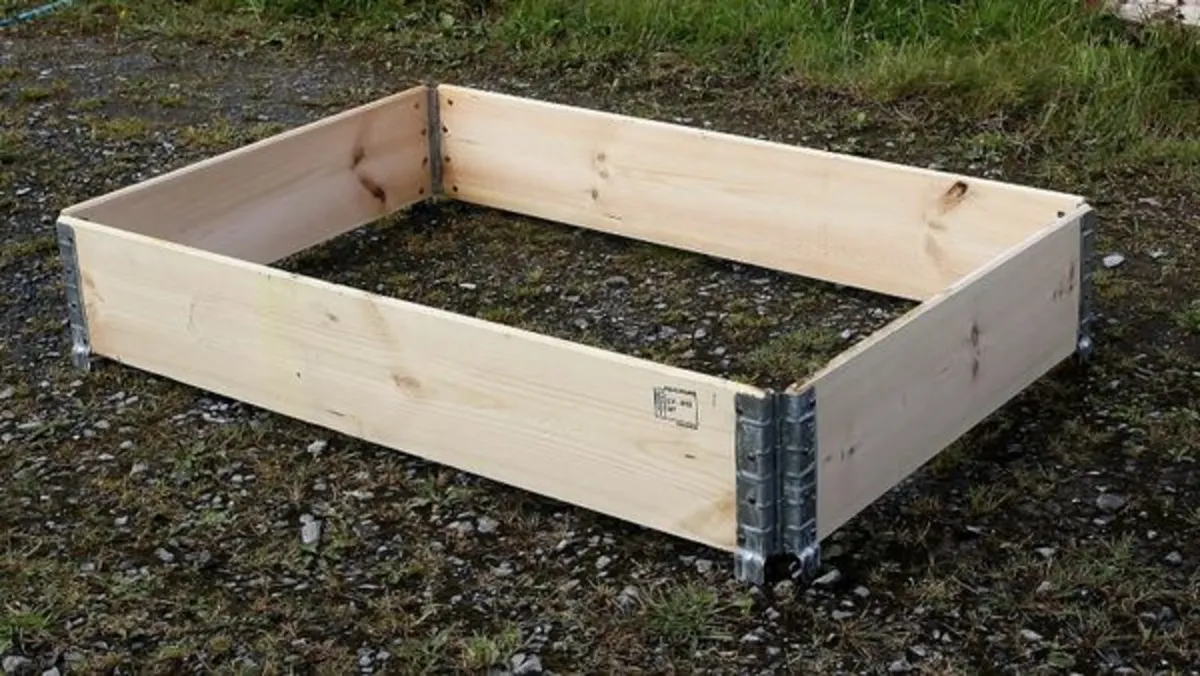 Raised flower beds