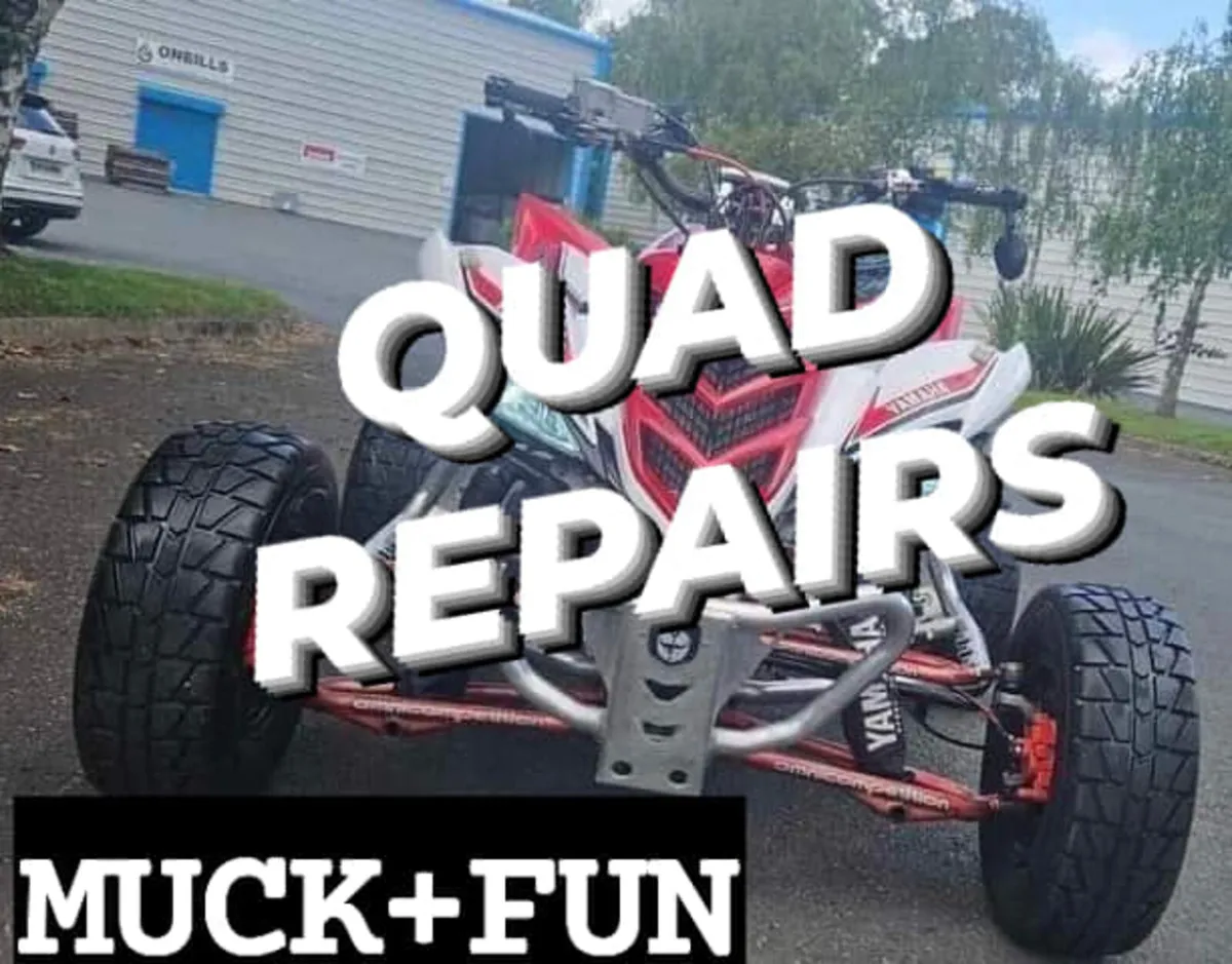 QUAD Repairs by MUCK+FUN EASYPAY utv mx - Image 1