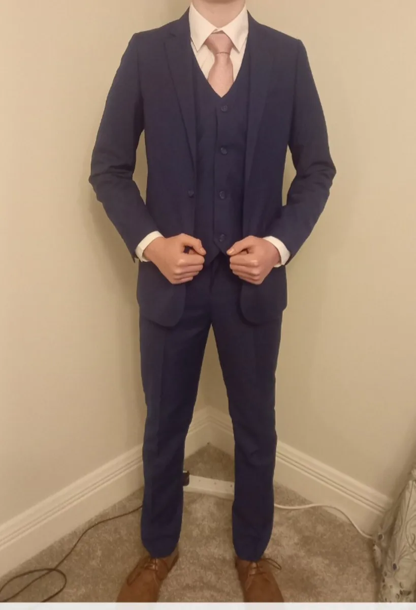 Boys 3 piece suit, shoes and shirt