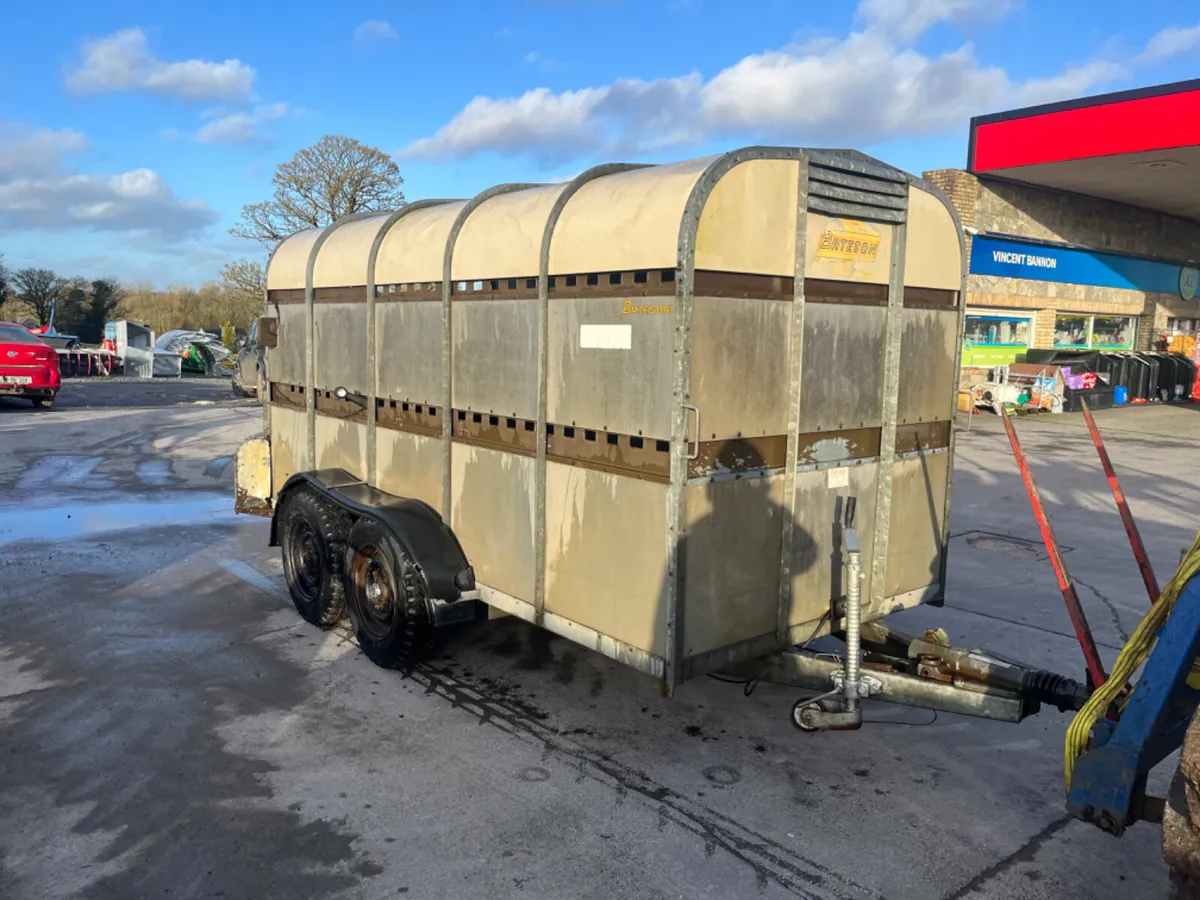 12ft Bateson livestock trailer - Image 1