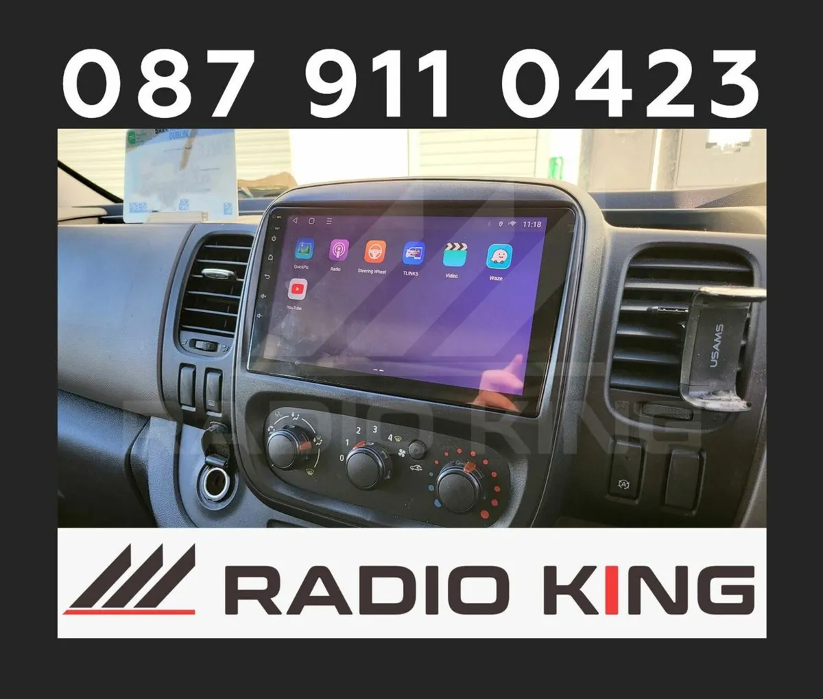 PREMIUM.CARPLAY RENAULT TRAFIC ANDROID AUTO STEREO - Image 3