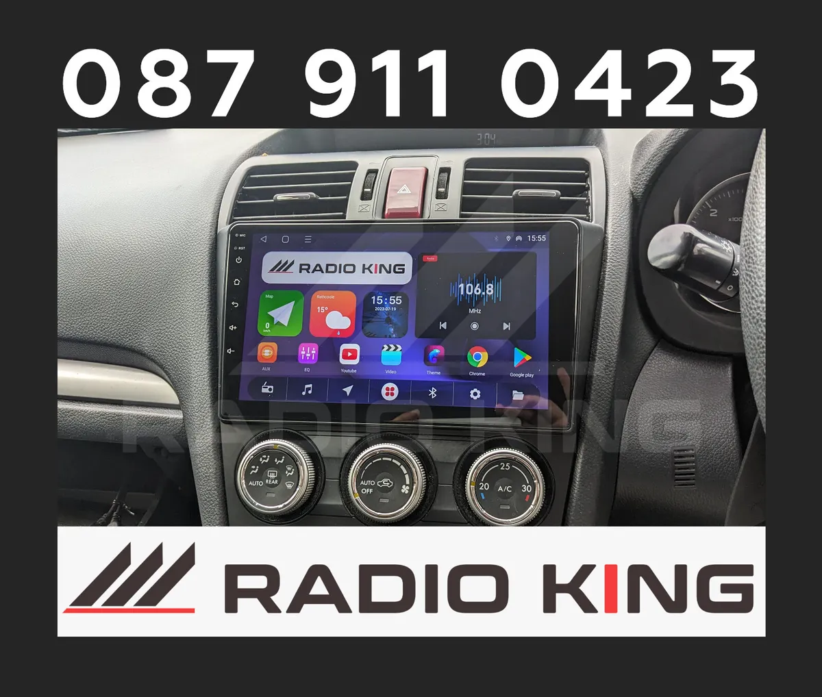 PREMIUM CARPLAY SUBARU FORESTER ANDROID AUTO STERE - Image 2