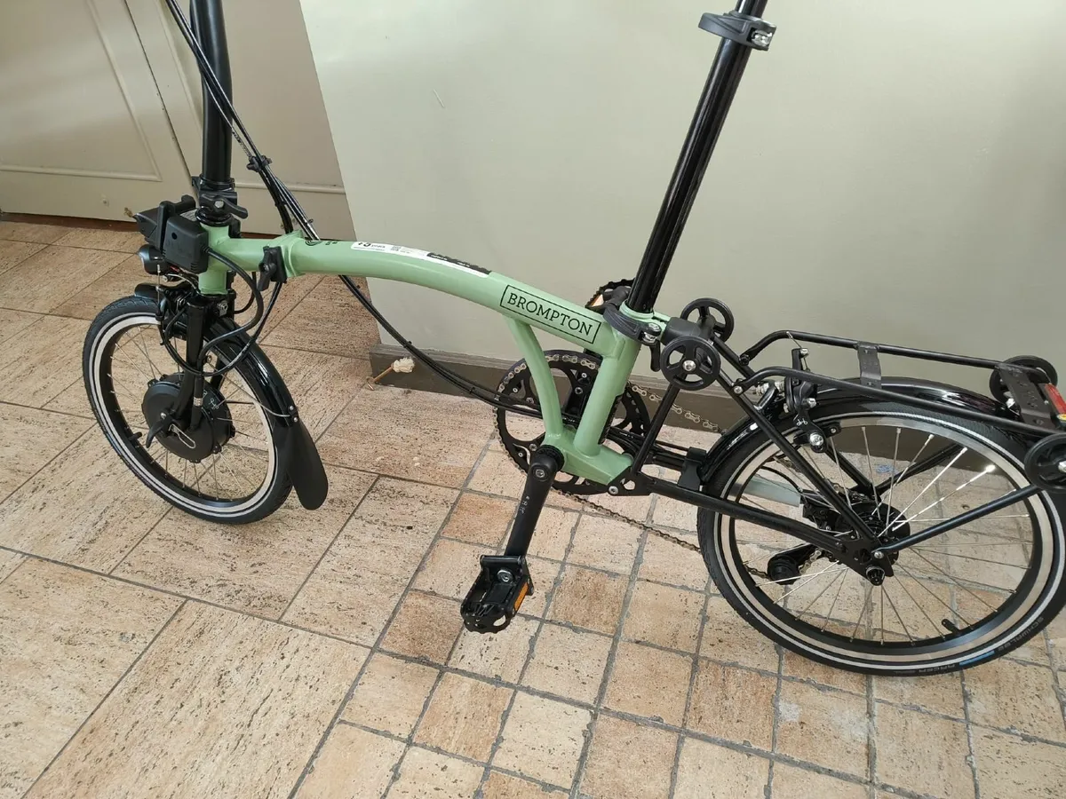 Brompton C-Line Electric Sage Green M4R