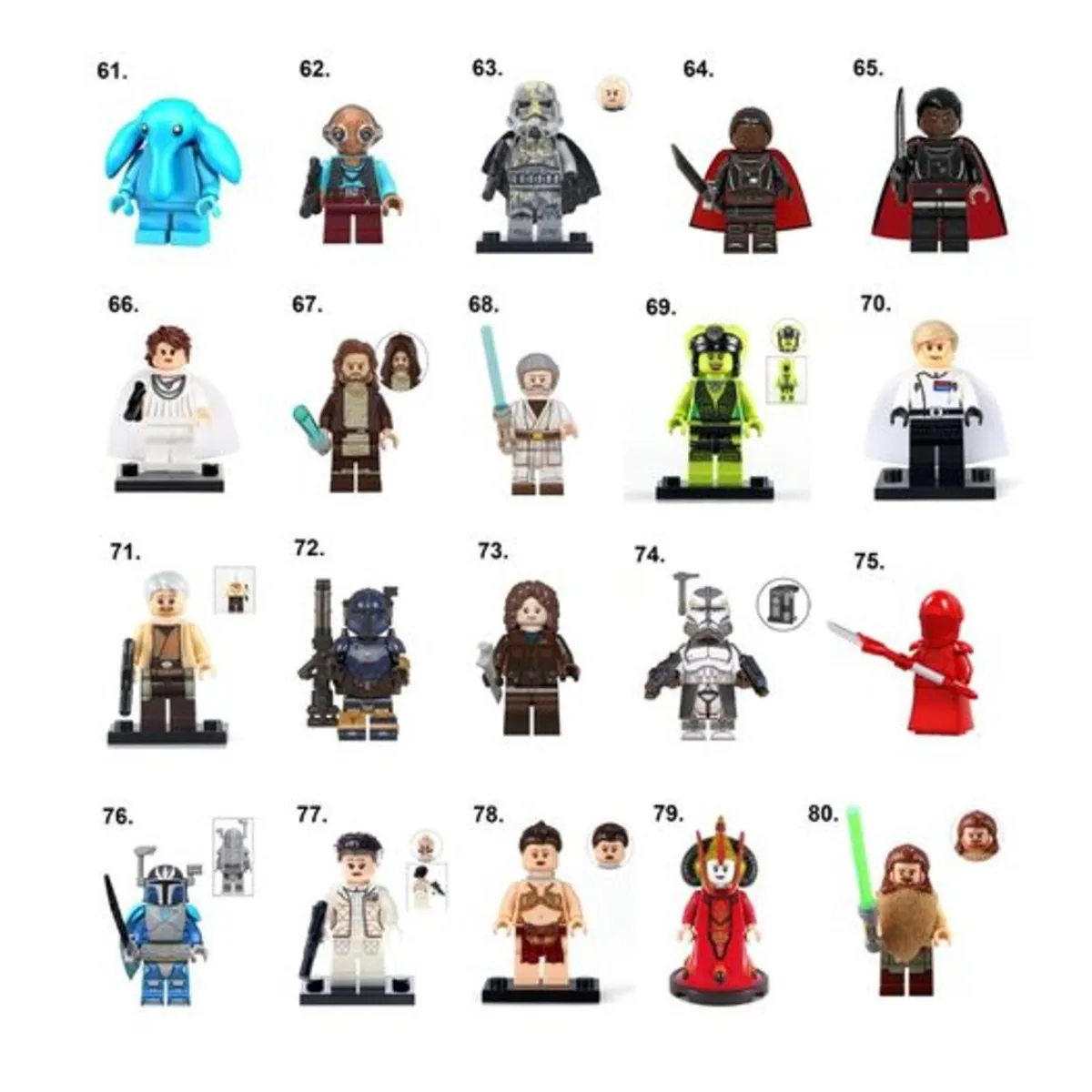Star Wars Minifigures Action Collection Lego 2/2 - Image 1