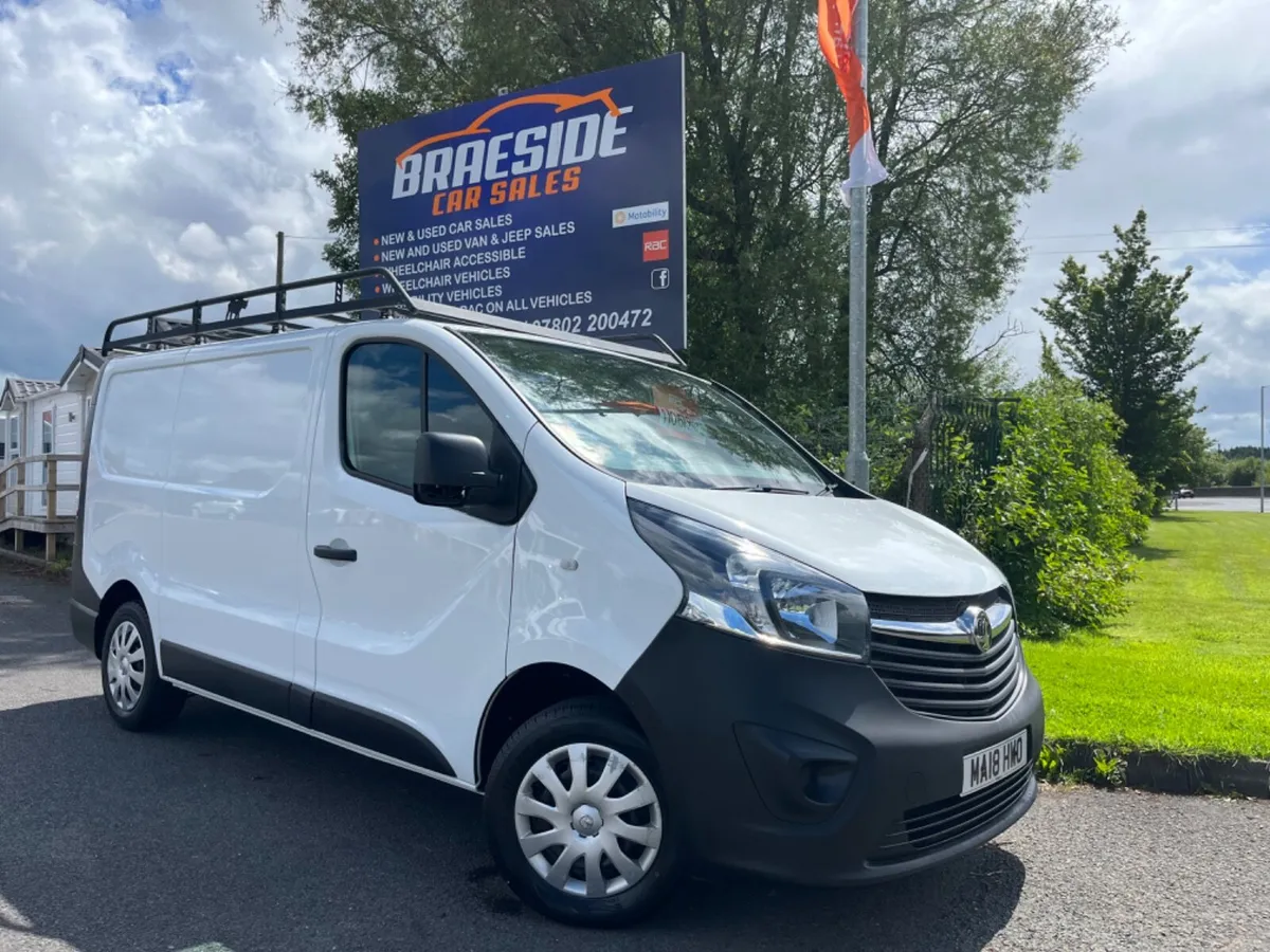 2018 VAUXHALL VIVARO SWB ONLY 94K NO VAT!!! - Image 1