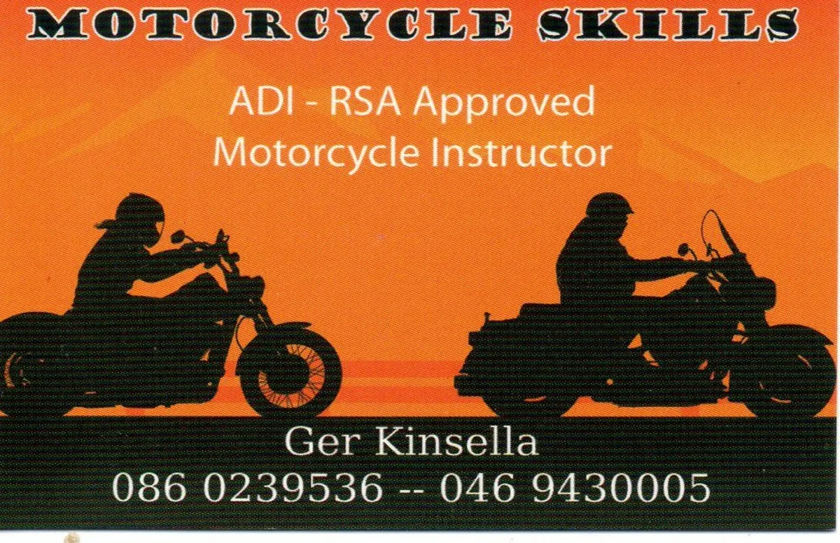 Motorcycle Training, Leinster/ Dublin area, etc