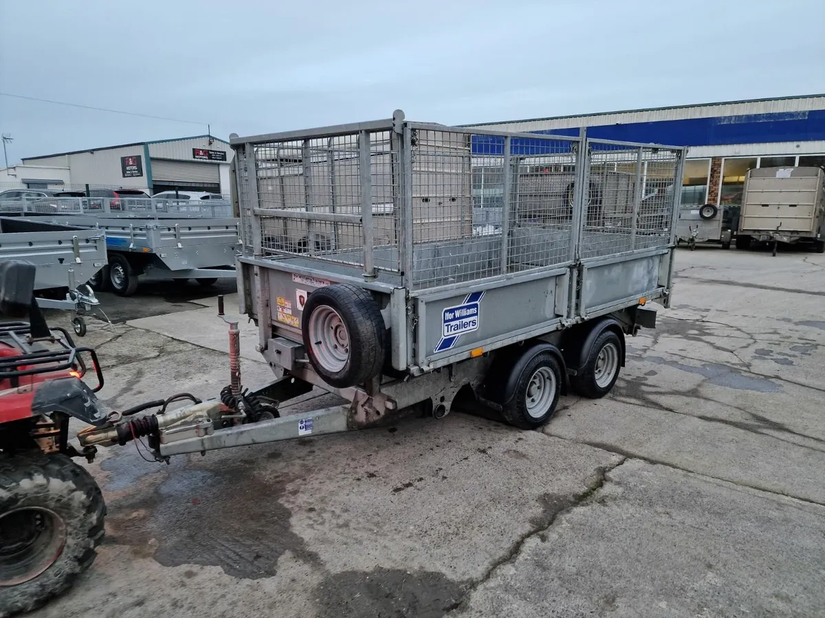 Ifor Williams 10' x 5'6" dropsides tipping trailer